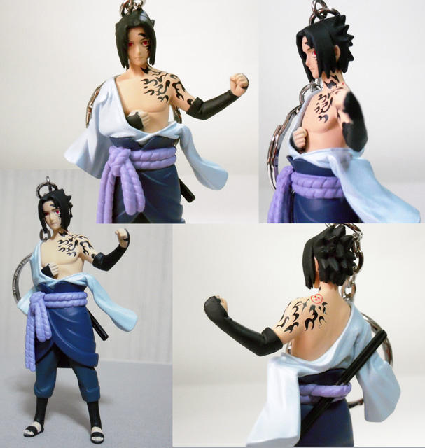 NARUTO サスケ 状態2 呪印 ビッグフィギュアキーホルダー